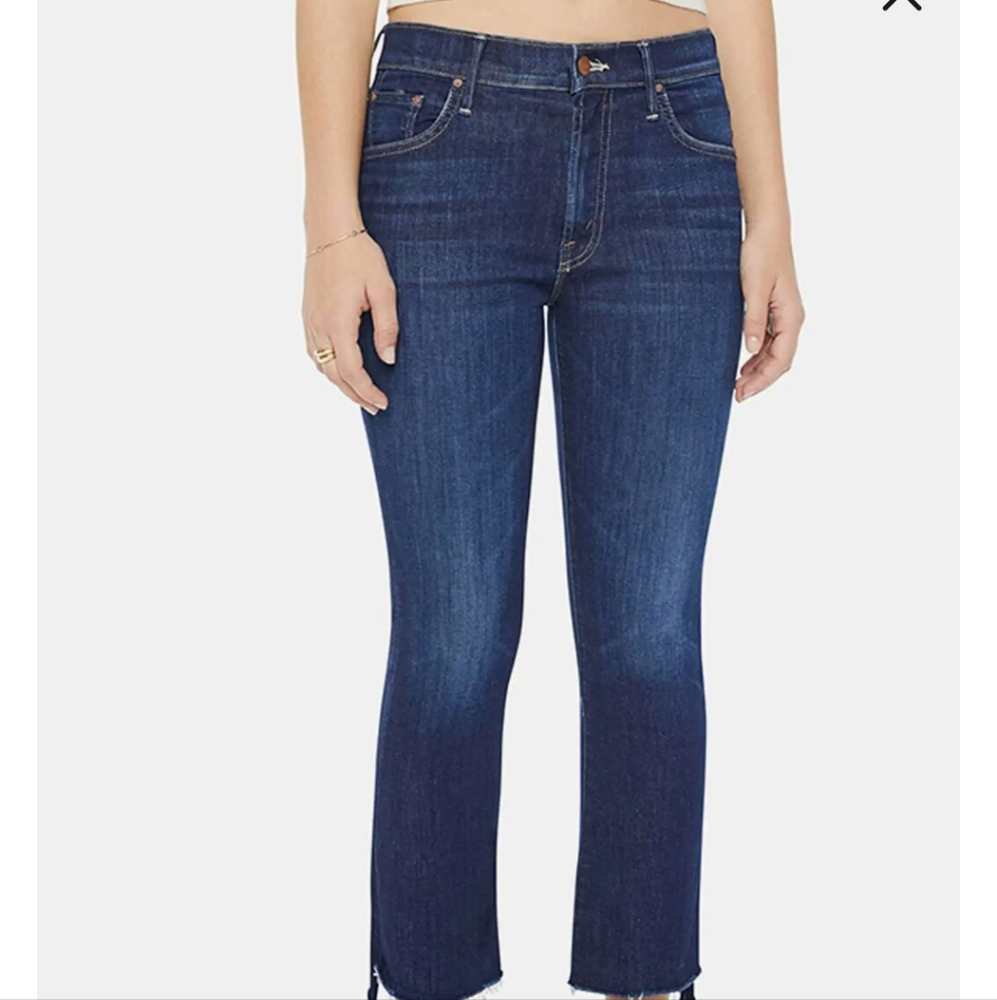 Mother The Hustler Ankle Flay  Blue Jeans Like New